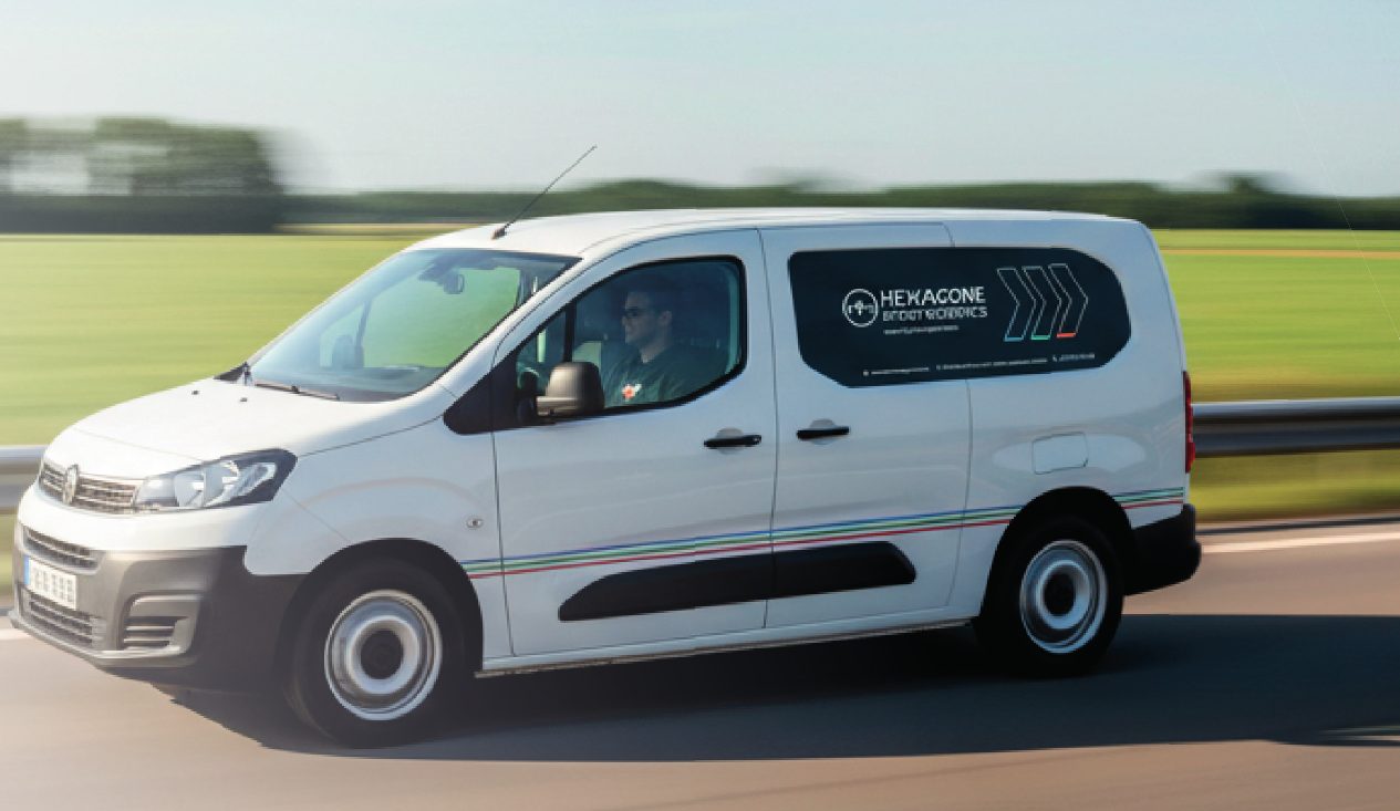Camion atelier Hexagone en intervention