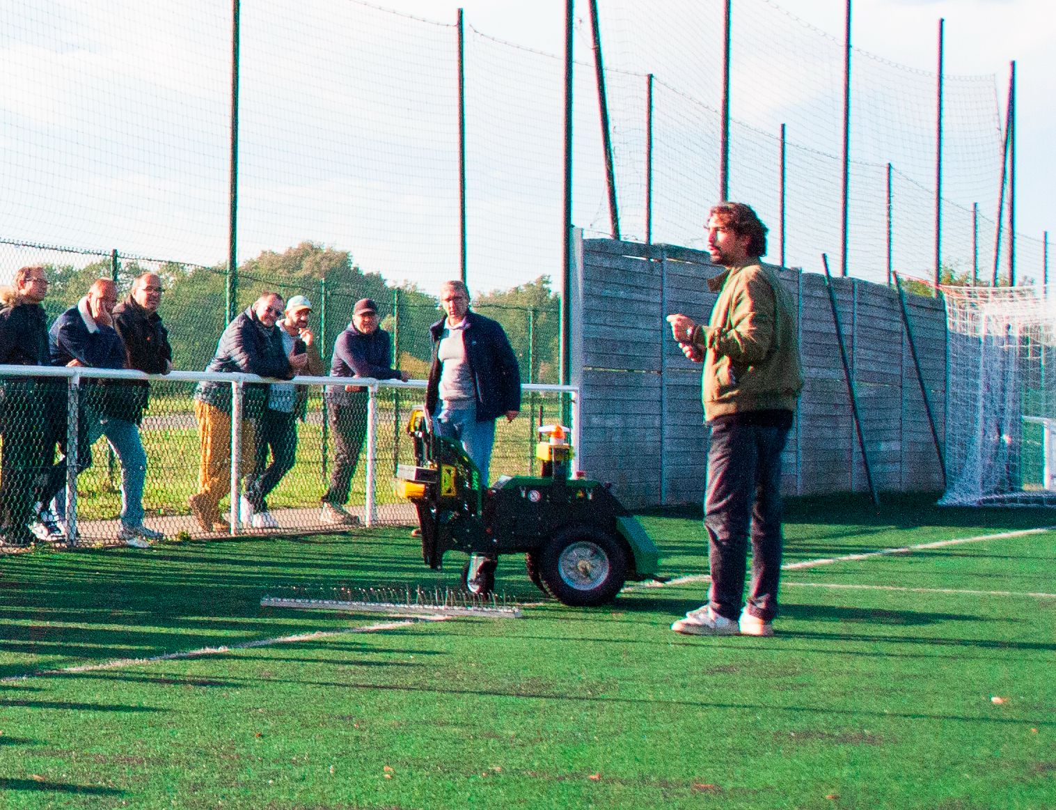 Formation d’agents à l’utilisation d’un équipement Hexagone sur un terrain sportif